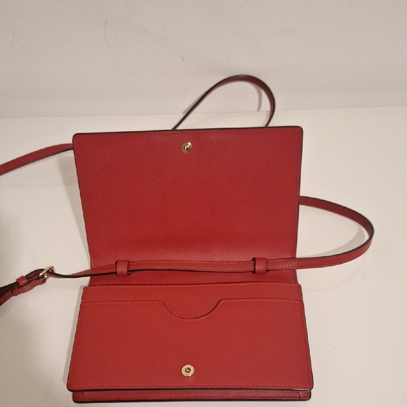 *AUTHENTIC* Gucci Leather Bee Web Wallet On A Strap - Picture 6 of 7